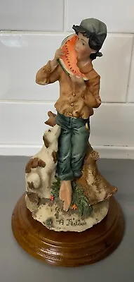 Buy Vintage Capodimonte Boy Figurine. Signed • 12£