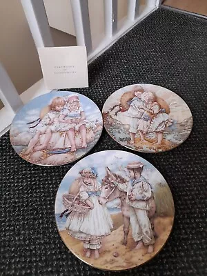 Buy Royal Worcester 3 X Seaside Memories Decorative Plates Coa • 14.99£