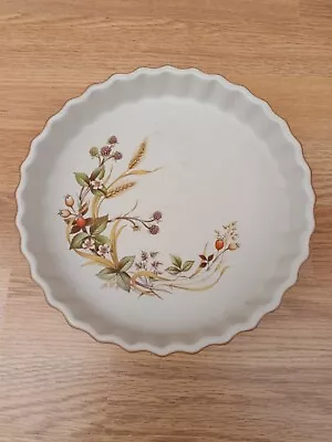 Buy St Michael M&S Harvest Ware Pattern Fluted Flan Pie Quiche Dish 9” Vintage • 9.99£