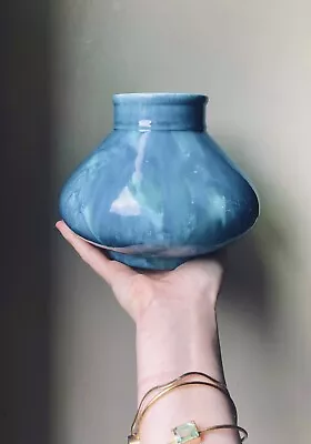 Buy Astra Ware Vase 1918 Mottled Blue Art Deco Antique Ceramic Glazed  • 26.95£