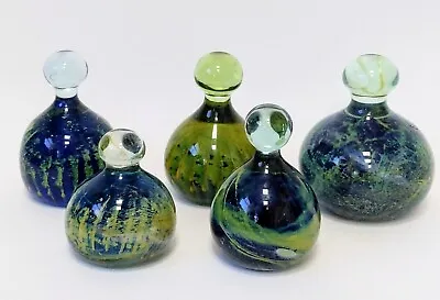 Buy 5 Mdina Glass Dump Paperweights. Various Sizes. • 45£