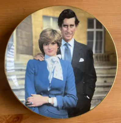 Buy Crown Fine China Royal Wedding 1981 Hrh Prince Charles & Diana Decorative Plate • 9.99£