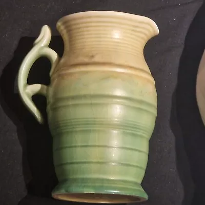 Buy Vintage - Beswick Pottery - Jug - 478 Green & Brown  • 15£