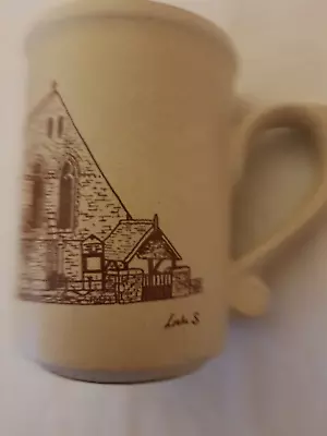 Buy Laugharne Pottery,  Coffee Mug, St John The Evangelist Church, Cotehill • 5£