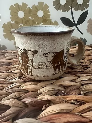 Buy Vintage Dunoon Ceramics Stoneware Milk Creamer Farm Animal Cow Scottish Pottery • 14£