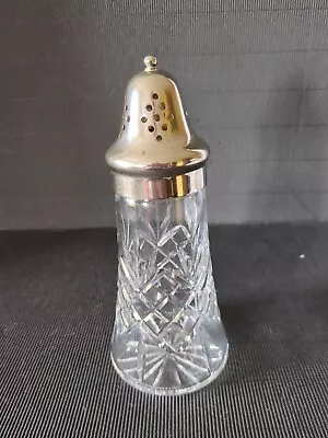 Buy Vintage Scottish Clear Glass Sugar Shaker With Metal Top • 12.99£