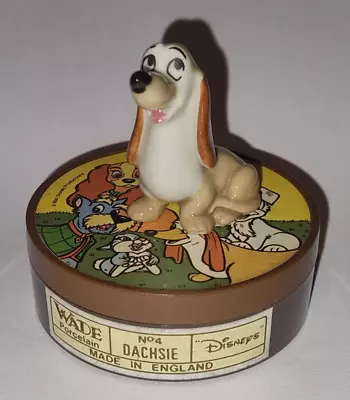 Buy WADE 1980s DISNEY DACHSIE Hat Box Series Second Issue 1981-1985 BOXED ~Excellent • 7.99£