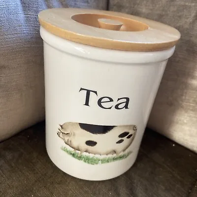 Buy Cloverleaf Tea Storage Jar Pig English Pottery • 10£