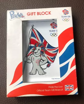 Buy Olympic 2012 Block Paperweight Dartington Glass Lion Team GB Mascot New Boxed • 7.99£