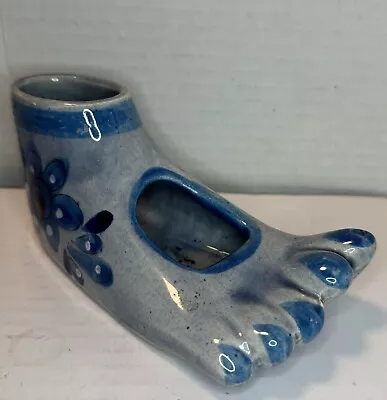 Buy Vintage Tonala Mexican Folk Pottery Foot Planter Hand Painted • 9.60£