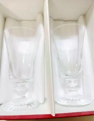 Buy Baccarat Mille Nuits Clear Crystal Wine Glasses Pair Collection From Japan - NEW • 235.36£