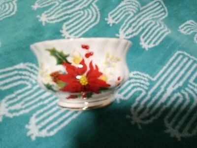 Buy Royal Albert Poinsettia Bone China Sugar Bowl. • 12.50£