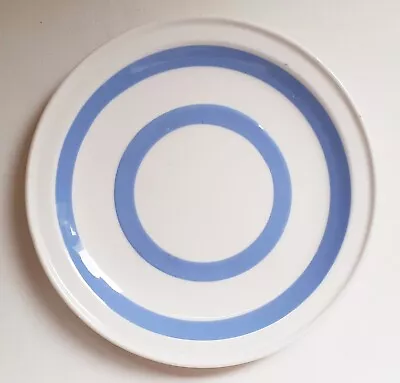 Buy Carrigaline Cork COLLEEN Tea Side Plate Blue Bands Cornishware Style 7in 17.8cm • 5.99£