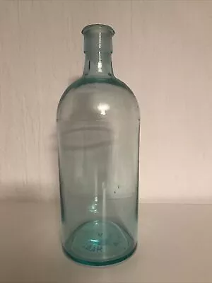 Buy Vintage Old Chemist Bottle Large Blue Tint • 19.99£