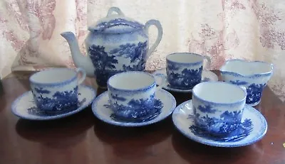 Buy Ridgways Antique Circa 1895 Scenes From Chas Dickens 'Old Curiosty Shop' Tea Set • 45£