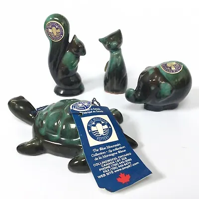 Buy Blue Mountain Pottery Ornamental Baby Elephant, Tortoise, Squirrel, Cat • 30£