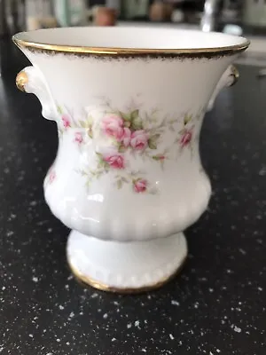Buy Paragon Victoriana Rose Fine Bone China Vase 9cm High • 6£