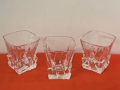 Buy Ashcroft Fine Glassware,  Iceberg,   Old Fashioned Drink Glasses  --  3 • 28.81£