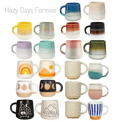 Buy Sass & Belle Stoneware Mugs Ceramic Glazed Rustic Tea Coffee Pottery Earthenware • 9.70£