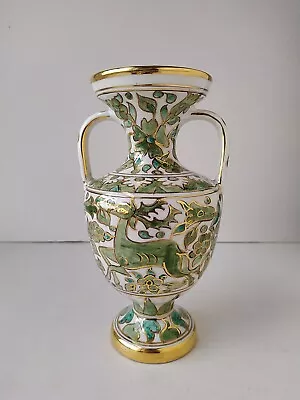 Buy Hand Made Apollon Keramik Rhodes Greece Pottery Vase. 19cm Tall • 10£