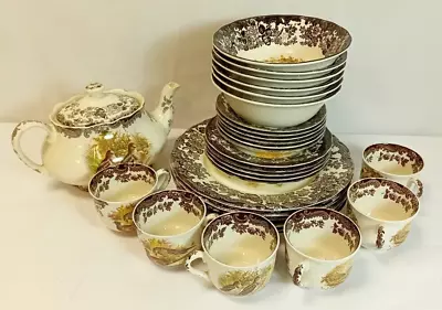 Buy ROYAL WORCESTER Palissy Game Series Dinner & Tea Set For 6 People - 30 Pieces • 19.99£