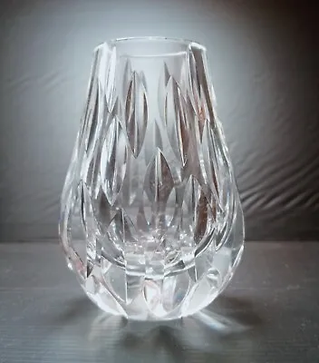 Buy Vintage Whitefriars Cut Glass Teardrop Vase • 15£