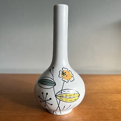 Buy Vintage Flora Gouda Palma Pottery Vase Holland 1959-1961 Mid Century Design • 24£