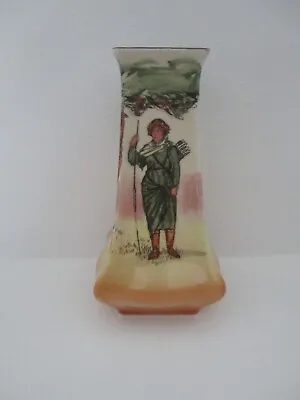 Buy Rare Royal Doulton Seriesware Miniature Vase Under The Greenwood Tree - Perfect • 110£
