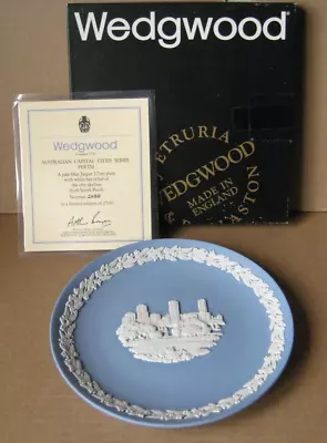 Buy Wedgwood Blue Jasperware Australian Perth Plate Ltd Edition Boxed • 25£