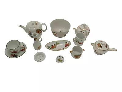 Buy Royal Worcester Evesham Vale Fine Porcelain Tea Set Table/Serve Ware   • 9.99£