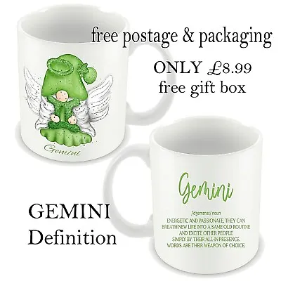 Buy  Gnome Zodiac  Star Sign Astrology Horoscope MUG WITH DEFINITIONS PERFECT GIFT. • 9.99£