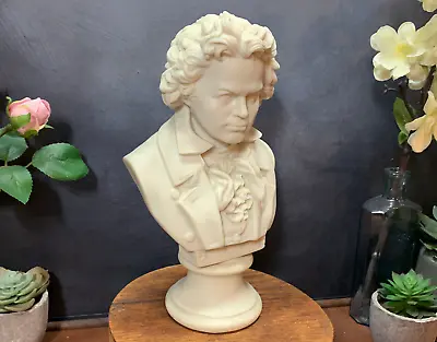 Buy Antique Victorian Beethoven Parian Ware Bust Clasical Music Composer • 235£