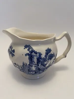 Buy Johnson Brothers The Old Mill Design Blue And White Creamer Milk Jug • 5£
