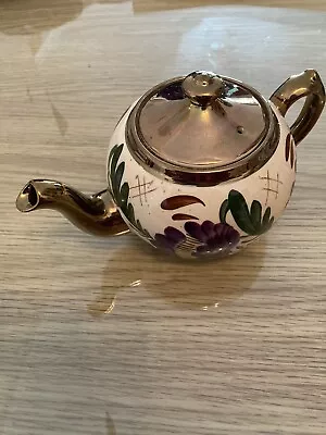 Buy Vintage Wade Heath Lustre Teapot Harvest Pattern. Excellent Condition. • 5£