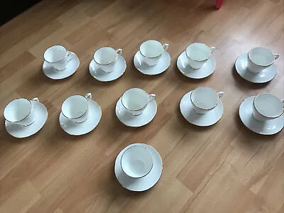 Buy Duchess Fine Bone China 22 Pieces Tea Set. 10 Cups, Sugar  Bowln And 11 Plates • 45£