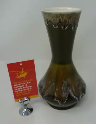 Buy Kingston Pottery Vintage Green Vase                                 G7 • 5.95£