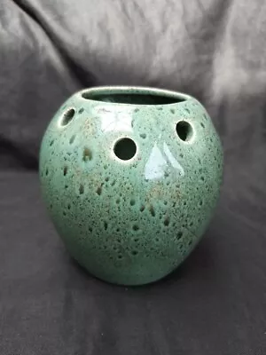 Buy 🏺Vintage Churston Pottery, Devon, Drip Or Treacle Glazed Vase, Marked CP • 15£