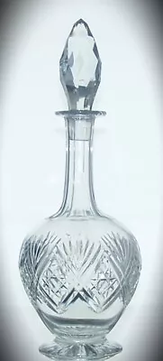 Buy Gorgeous THOMAS WEBB Lead Crystal ST ANDREWS Cut Glass Decanter - 34cm, 1kg • 40£