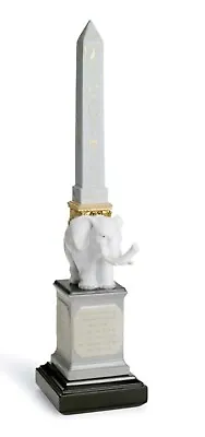 Buy Lladro Ornament Pulcino Obelisk Golden White Left01007171 Porcelain RRP£460 Rare • 179.99£