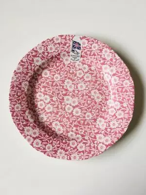 Buy BURLEIGH Pink Calico Dessert Plate England Dinnerware 8.5in Floral New • 85.35£