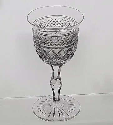 Buy Vintage Thomas Webb Hand Cut Crystal Wine Glass Russell Pattern C. 1936-1949 • 39.95£