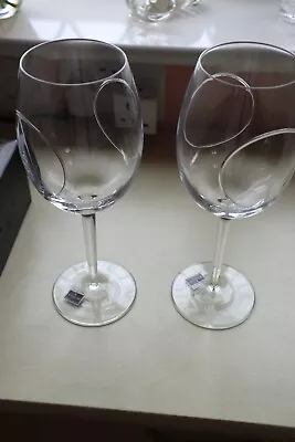 Buy 2 Stunning Waterford Crystal/John Rocha  Circa  Large Wine Glasses Signed 25cm • 120£