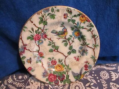 Buy Bird & Floral Design Vintage Plate  By Arklow Pottery Shabby Chic Vgc • 4.99£