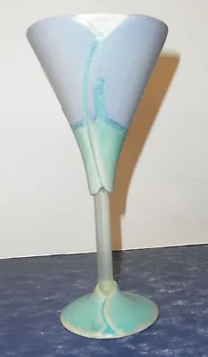 Buy Newman Ceramicworks, Salem Oregon- 7  Tall Calla Lilly Flute (w/Glass Stem) • 28.91£