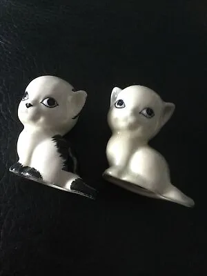 Buy Vintage Collectable Szeiler Large Headed Seated Cats • 10£