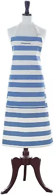 Buy Blue And White Stripe Adult Kitchen Apron Cornish Cotton Apron • 52.99£