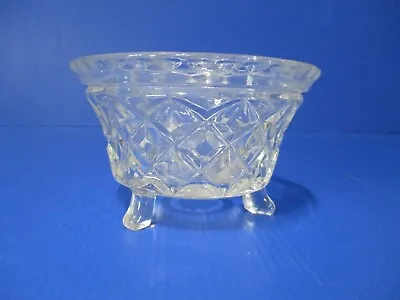 Buy Depression Ware Vintage Cut Glass Pot-Pourri Holder With Feet Free Standing 7cm • 10.12£