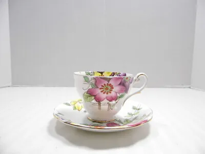 Buy VINTAGE ROYAL STANDARD TEA CUP AND SAUCER -  Garden Terrace   - FINE BONE CHINA • 25.76£