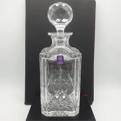 Buy Edinburgh Crystal Square Glass Decanter Classical Collection 1870g Ex.Condition • 39.99£