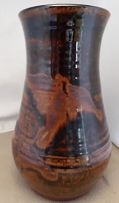 Buy Hugh McTavish Argyll Pottery 8.4  Vase Beautiful Glaze • 16.99£